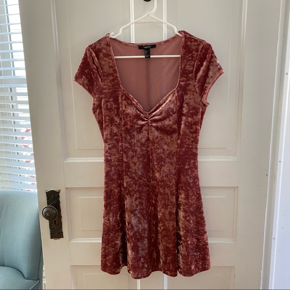 Forever 21 Dresses & Skirts - 💖 Forever 21 Velvet Dress Size L